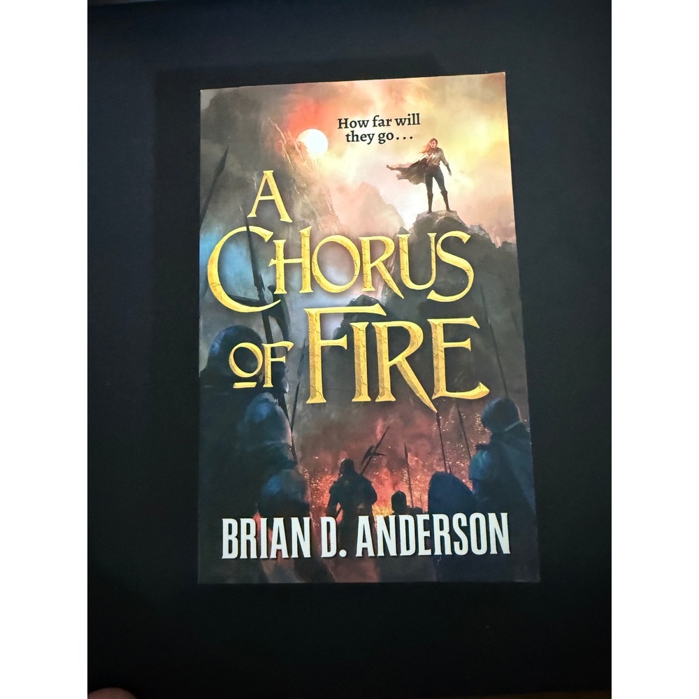 A Chorus of Fire Brian D. Anderson Sorcerer's Song Book 2 Paperback 2020 Tor